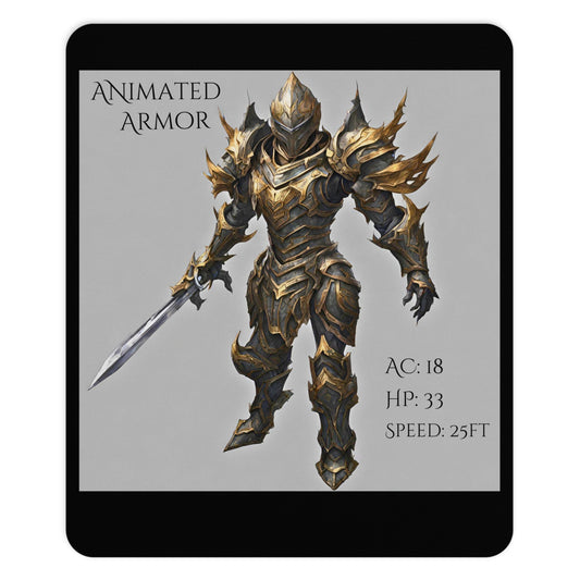 Animated Armor Mouse Pad