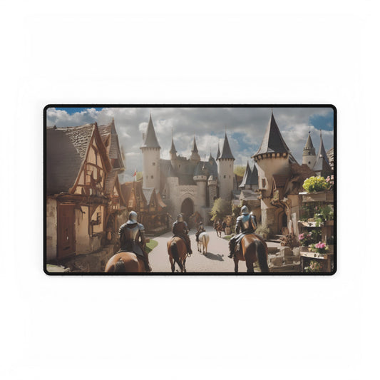 Knights at the gate Computer Desk Mats