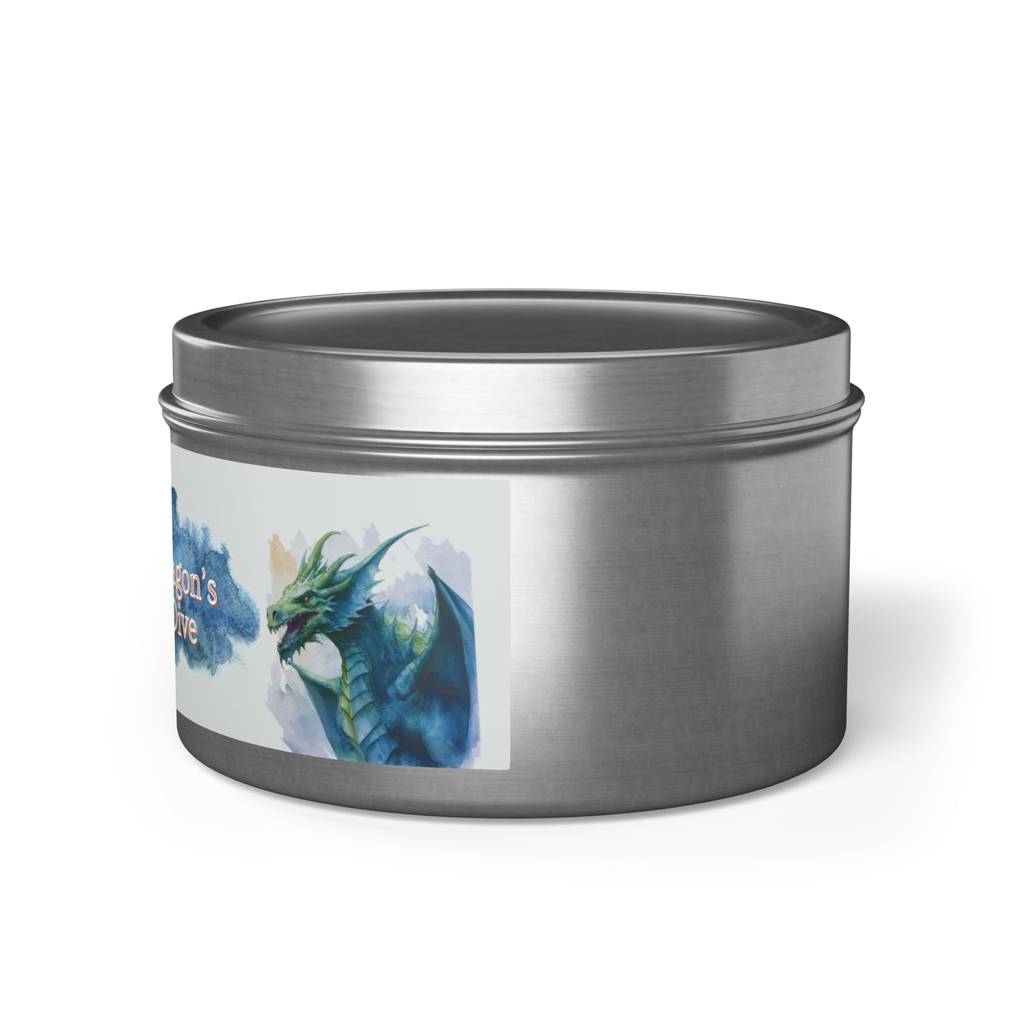 Dragons Drive Tin Candle