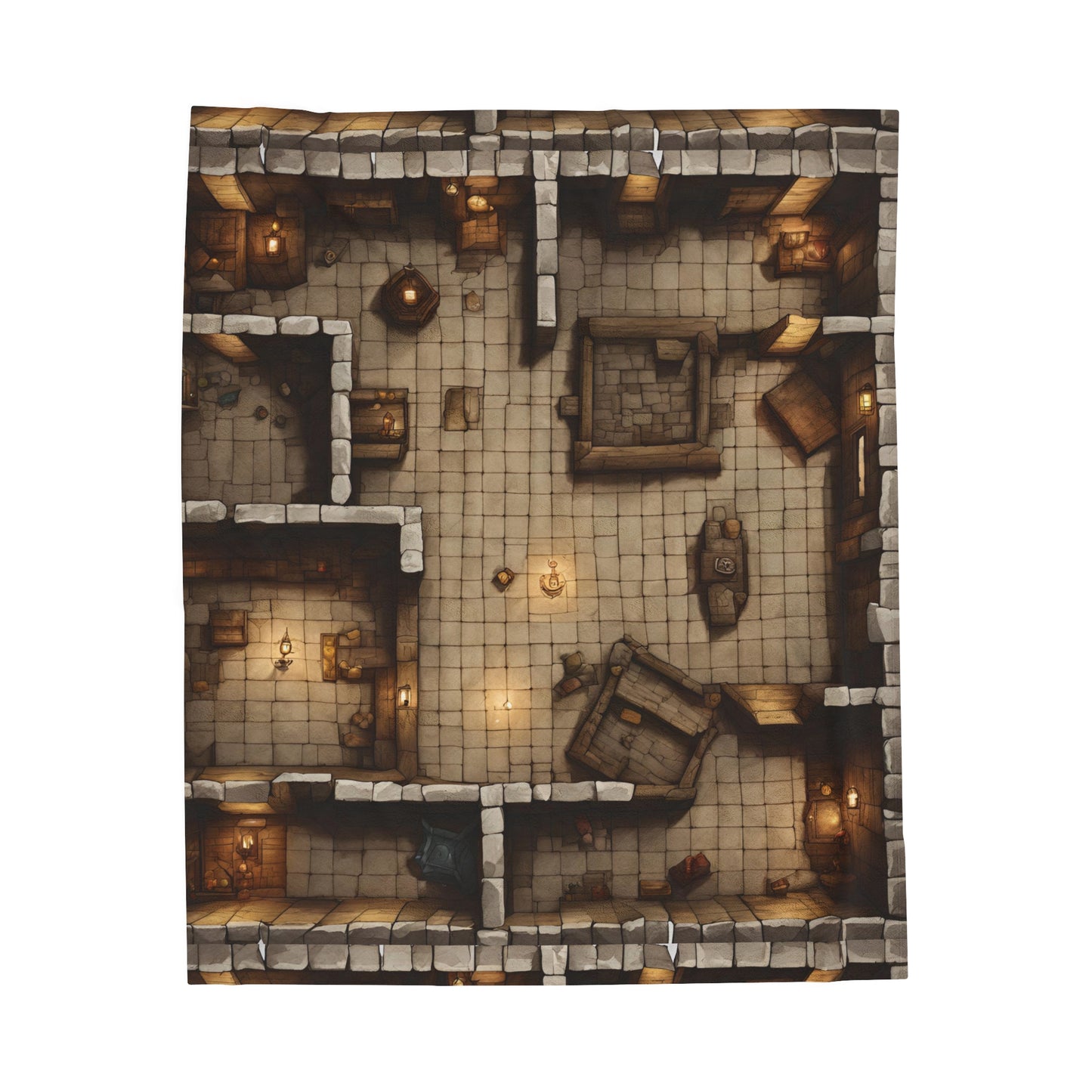 Dungeon Velveteen Plush Blanket