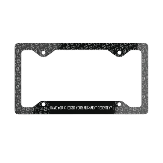 Alignment Metal License Plate Frame