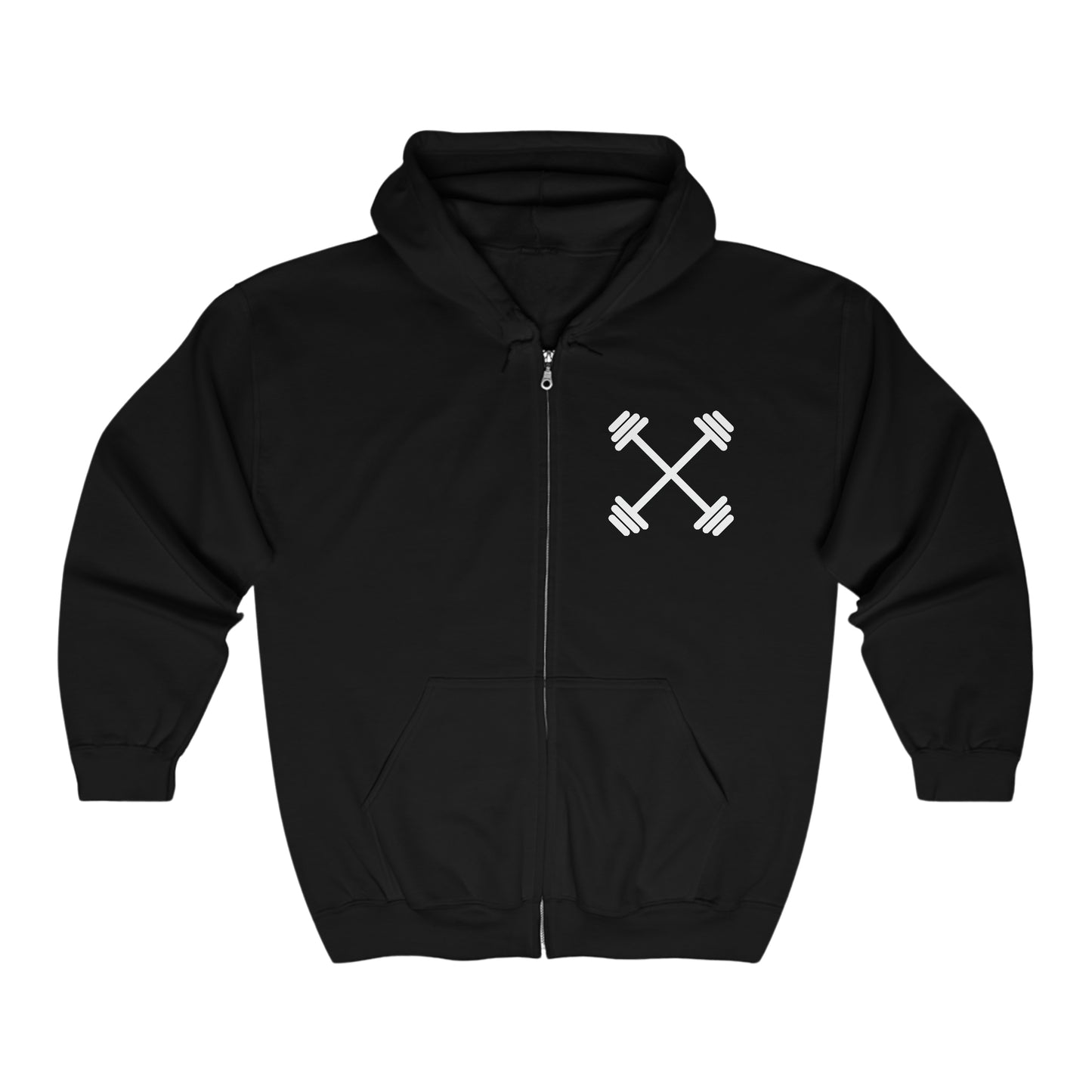 Bench like a Barbarian Unisex Heavy Blend™ Full Zip Hooded Sweatshirt