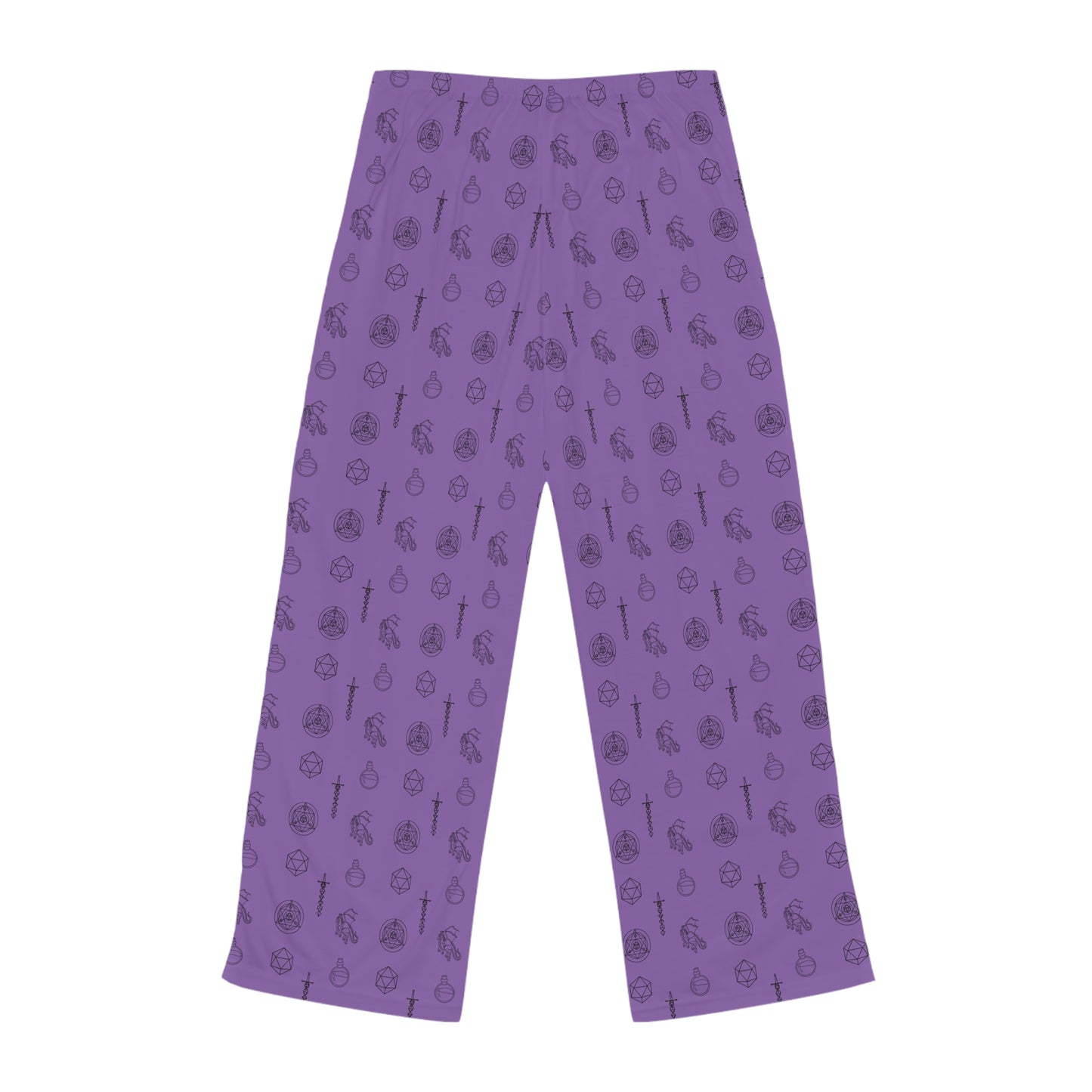 Purple Women's Pajama Pants (AOP)