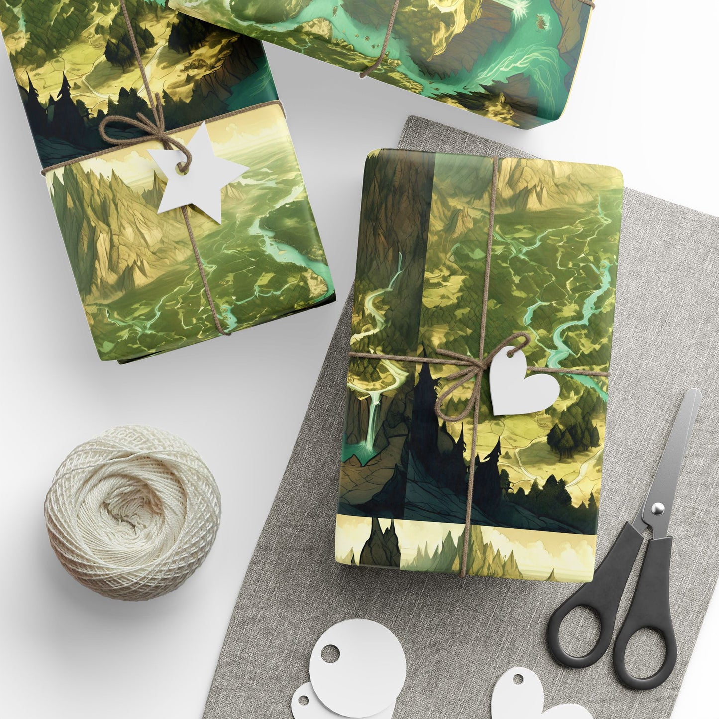 Green Map Wrapping Papers