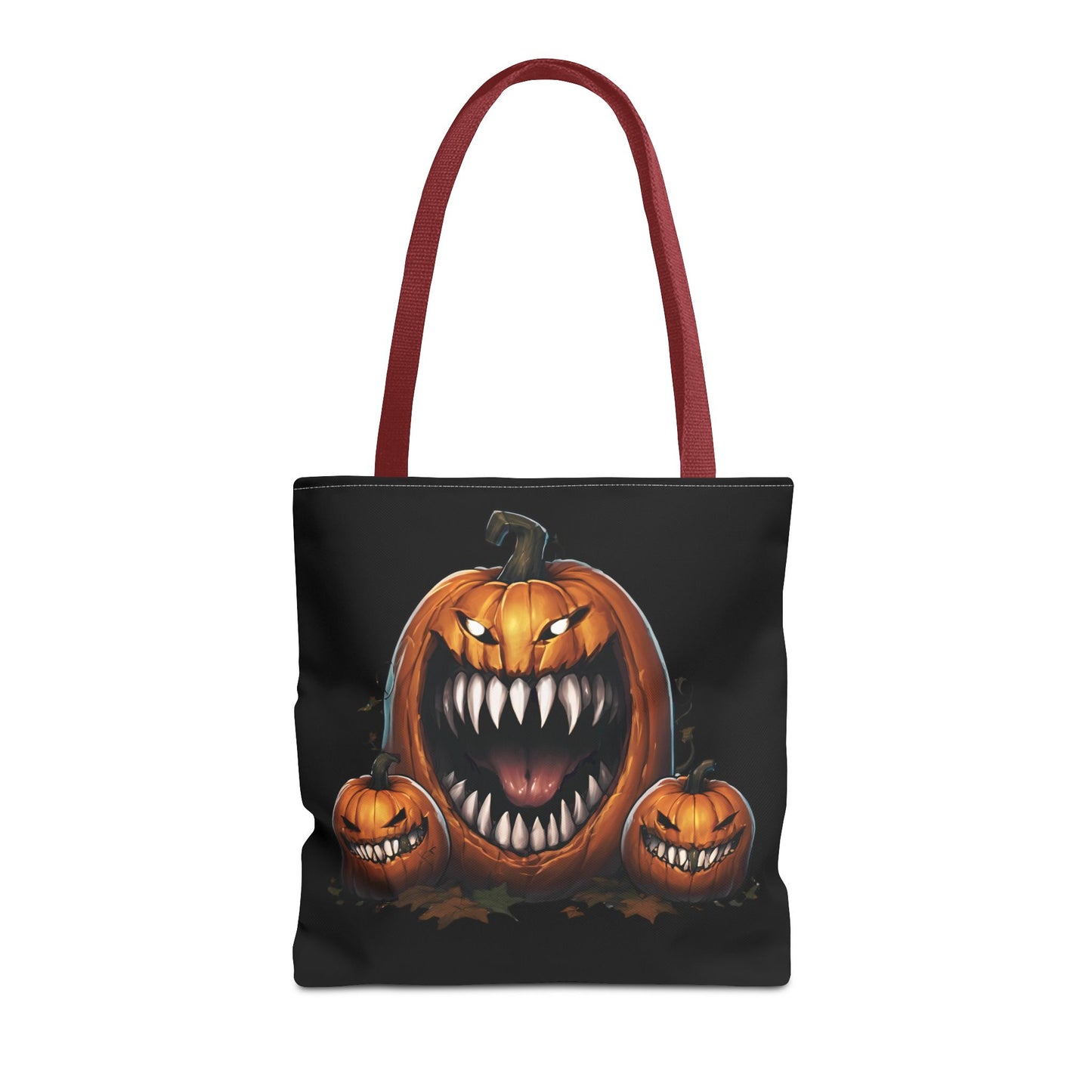 Black Mimic Pumpkin Tote Bag (AOP)