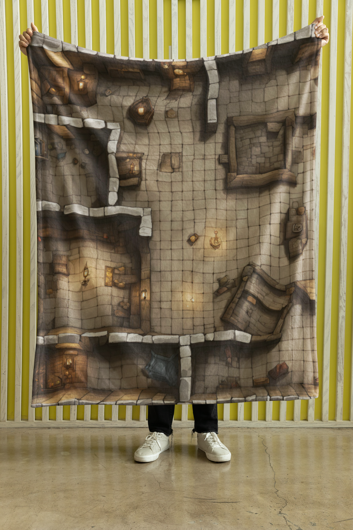 Dungeon Velveteen Plush Blanket