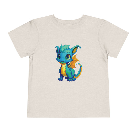 Blue baby dragon Toddler Short Sleeve Tee