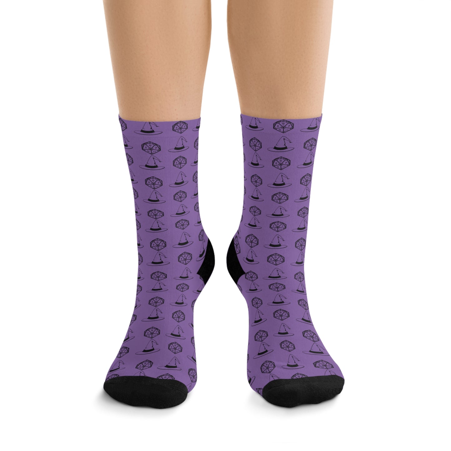 purple witch Recycled Poly Socks