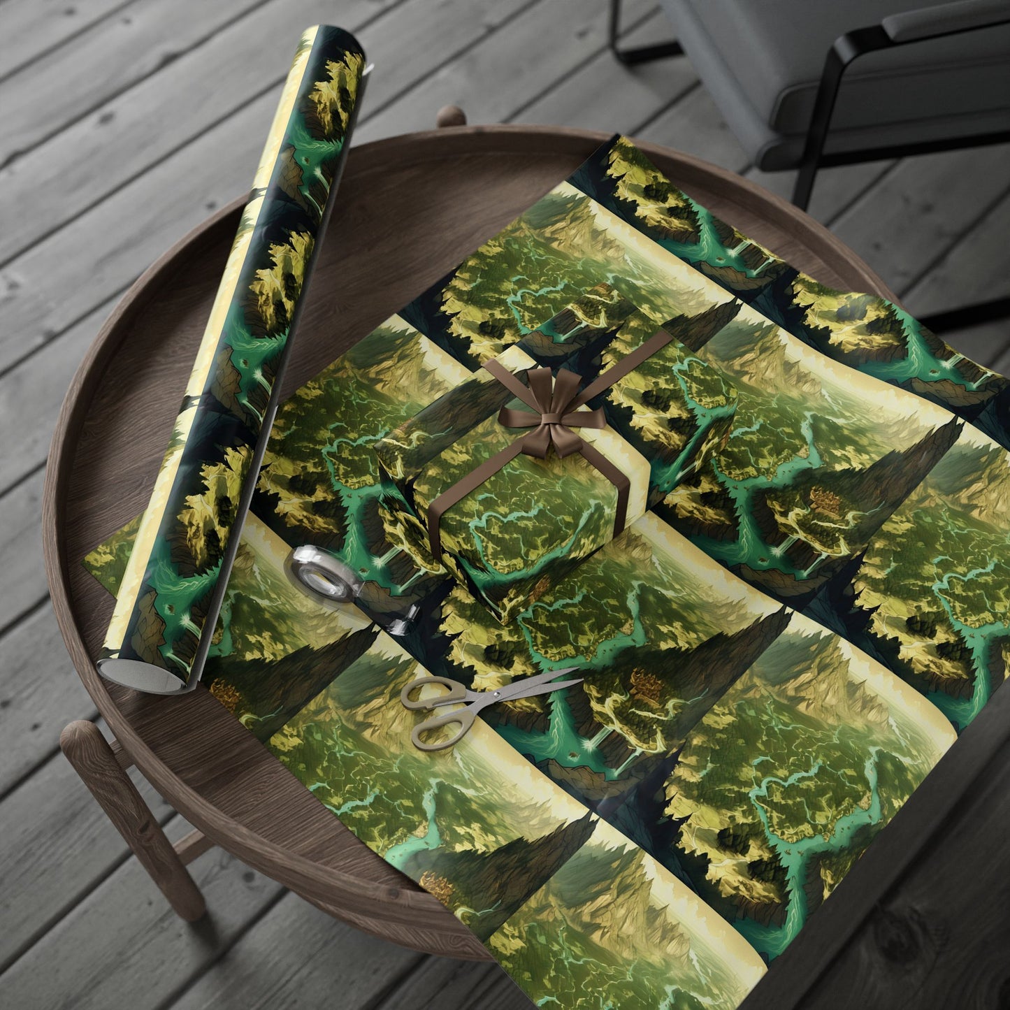 Green Map Wrapping Papers