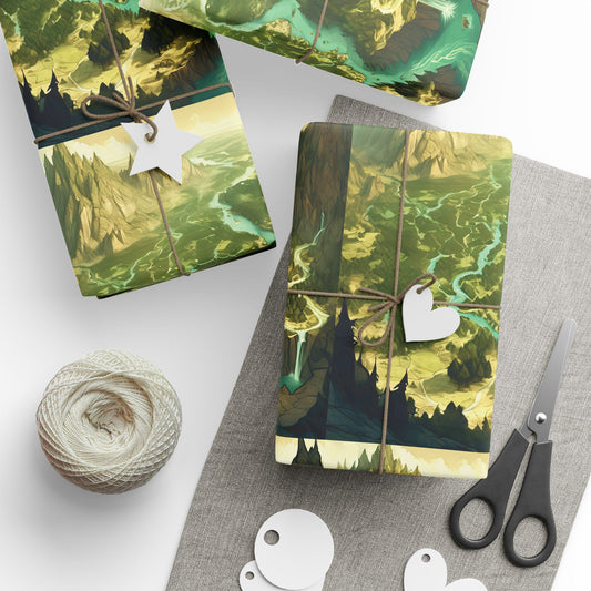 Green Map Wrapping Papers