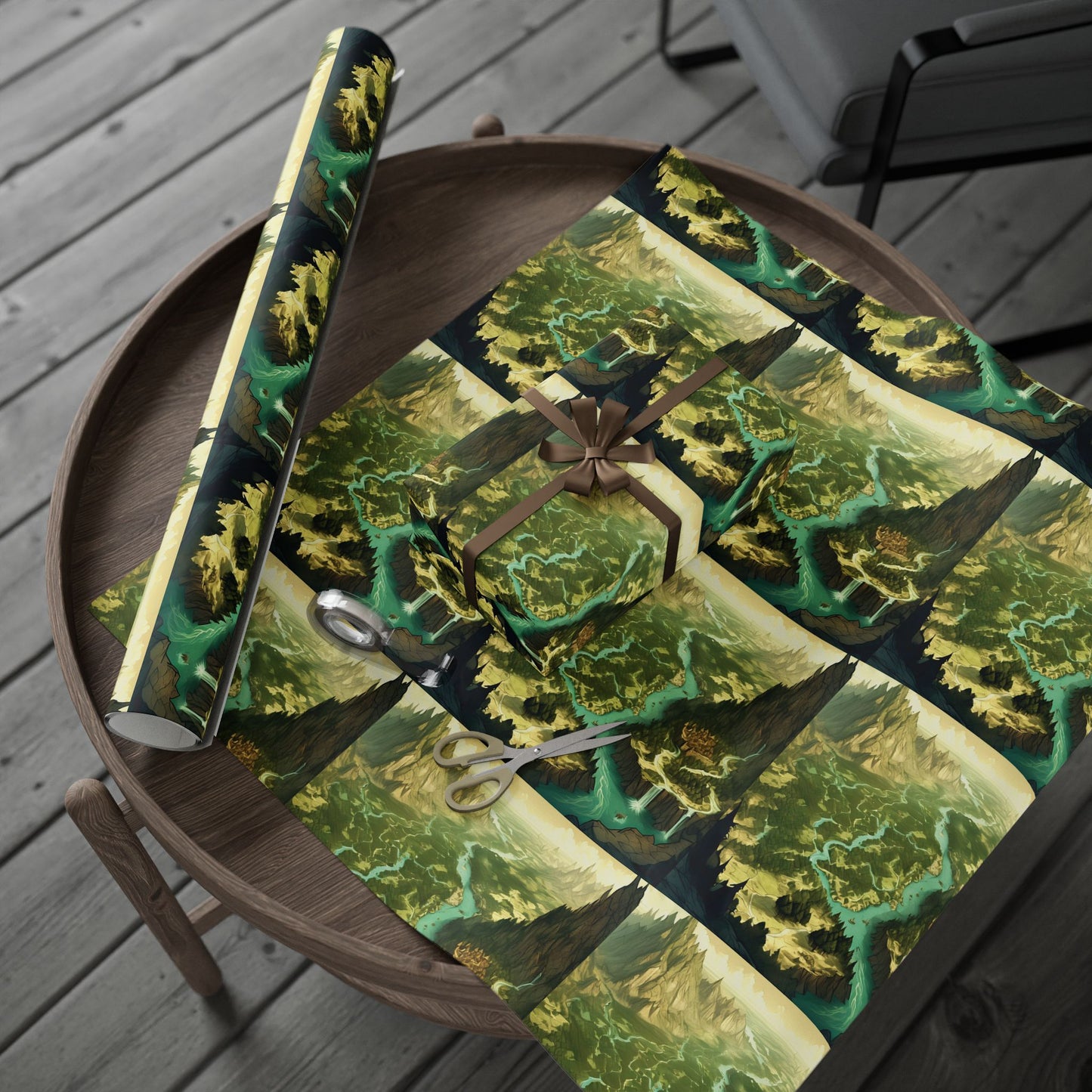 Green Map Wrapping Papers