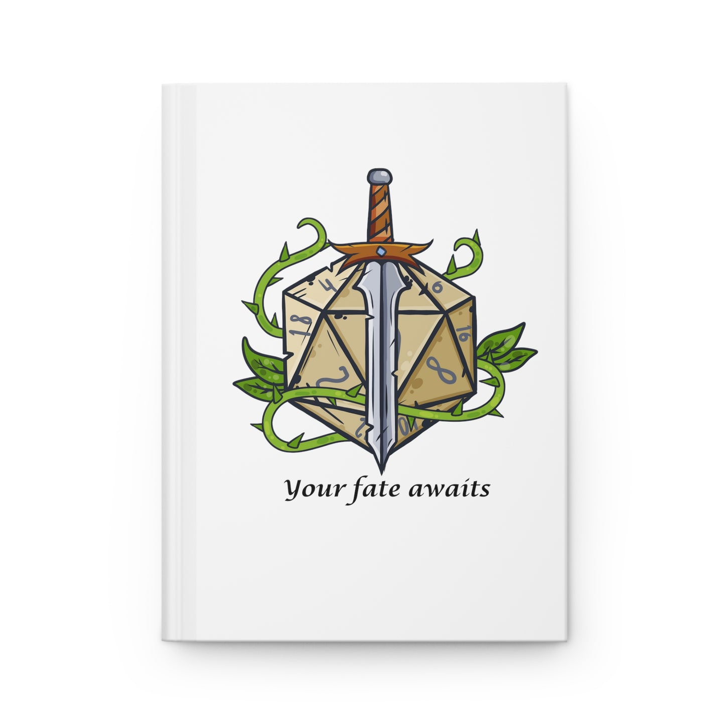 Hardcover Journal Matte Your fate awaits