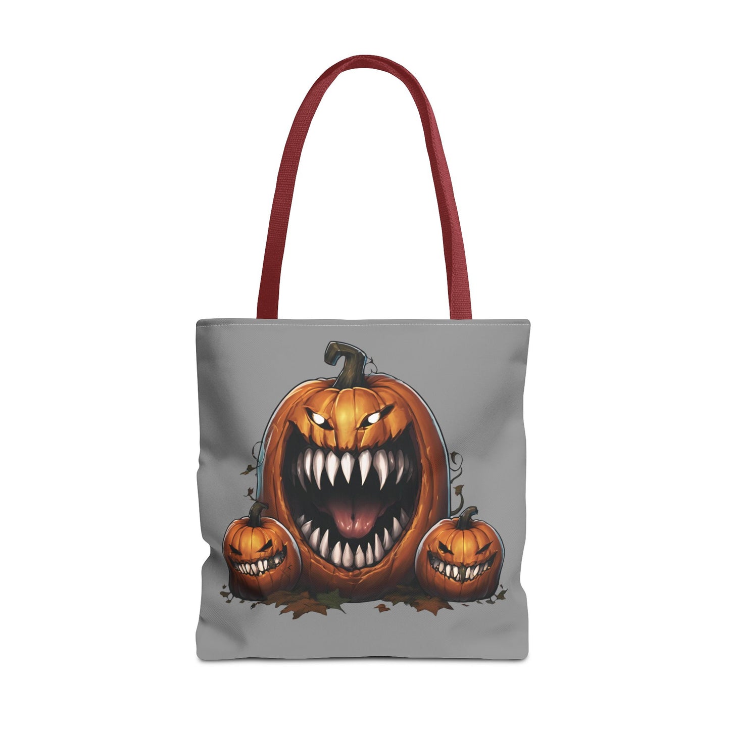 Grey Mimic Pumpkin Tote Bag (AOP)